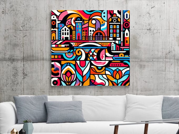 Kunstprint | Wanddecoratie | Dibond | 50 × 50 cm