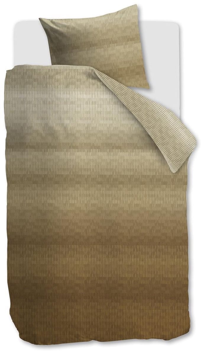 Beddinghouse Lexi dekbedovertrek - Eenpersoons - 140x200/220 - Goud