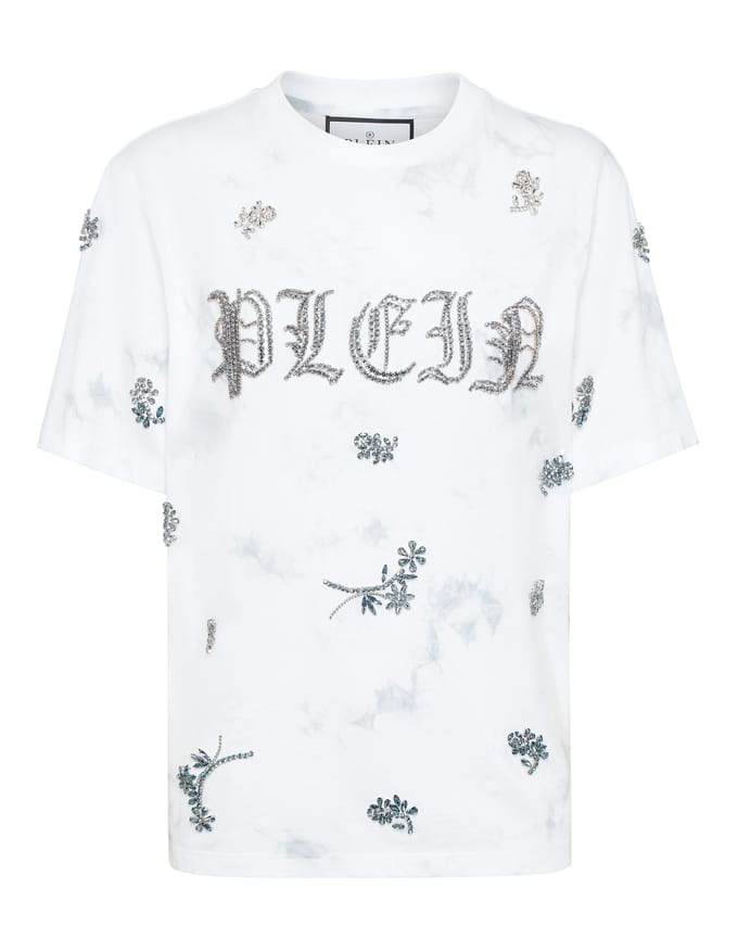 T-Shirt Man Pasvorm Flowers