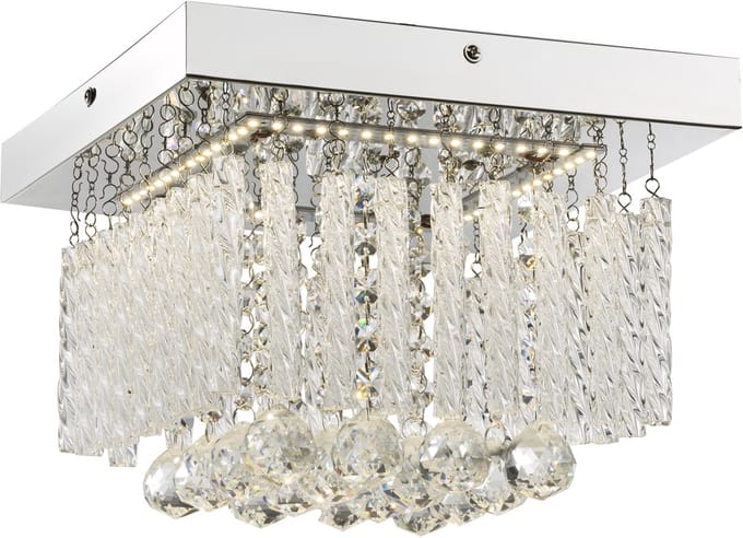 Globo - plafonniere - Mathilda - chroom - metaal - LED - 68396-12