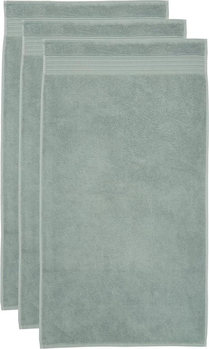 Beddinghouse Sheer set van 3 Douchehanddoeken - 60x110 cm - Groen