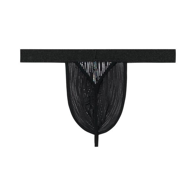 WOH heren microfiber G-string pure seduction zwart