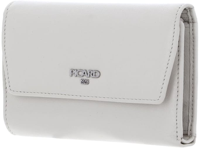 PICARD Leren Portemonnee Bingo Flap Wallet Cream Crème