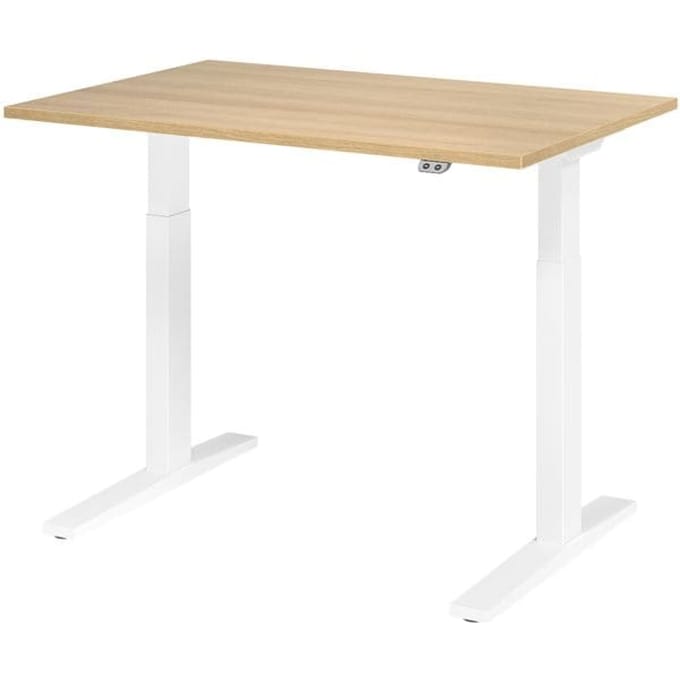 XMKA 12 W | Bureau - 120x80 Eiken Tafelhoogte I Elektrisch in hoogte verstelbaar