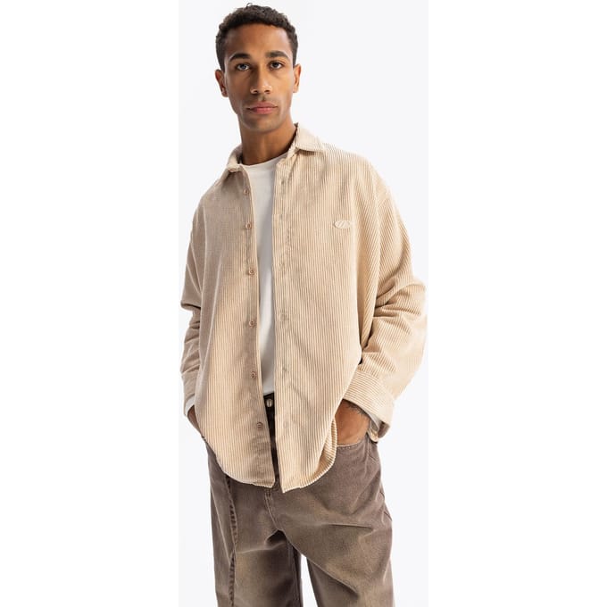 Oversized Fluwelen Shirt