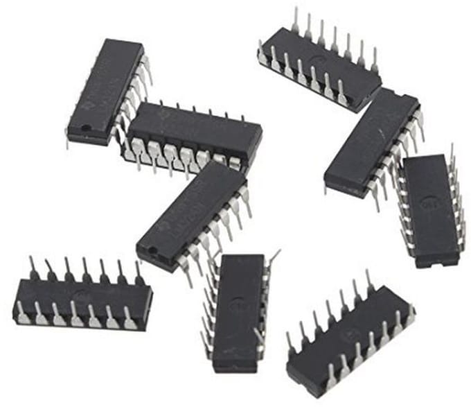 10x LM324N Laag Vermogen Quad Werking Versterker DIP-14