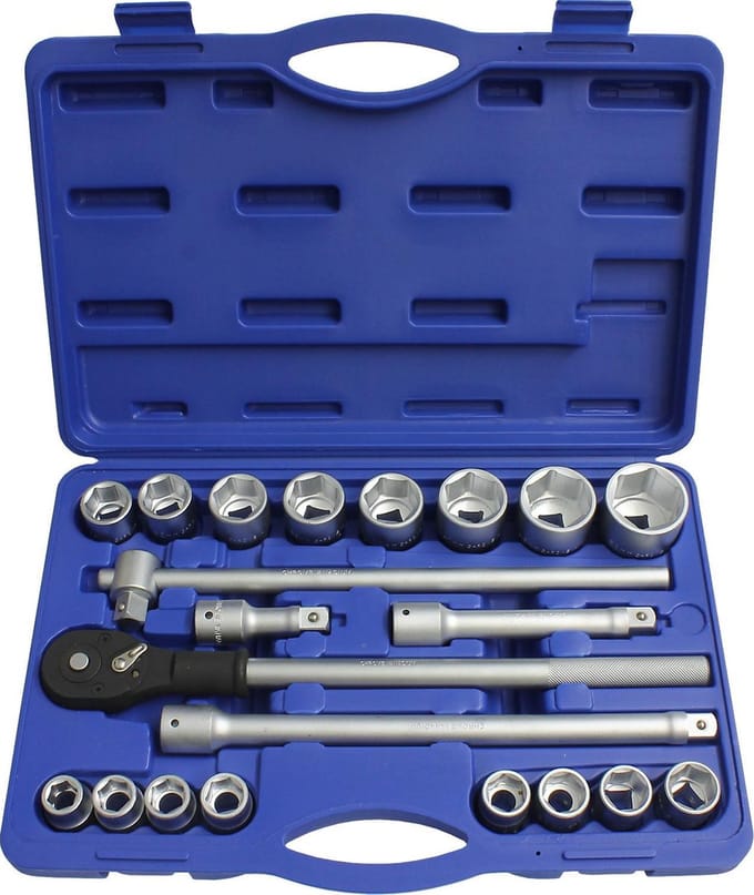 Professionele doppendoos Normex 3/4" - 21 delig