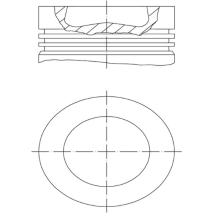 Zuiger MAHLE 028 PI 00155 002