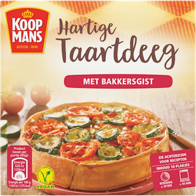 Hartige Taartdeeg