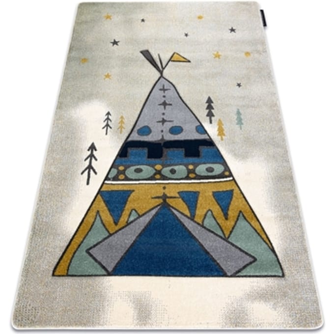 Kleden Rugsx Tapijt PETIT TIPI grijskleuring 80x150 cm