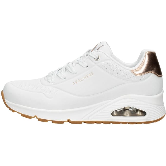 Skechers Skechers Uno Metallic sneakers wit Synthetisch