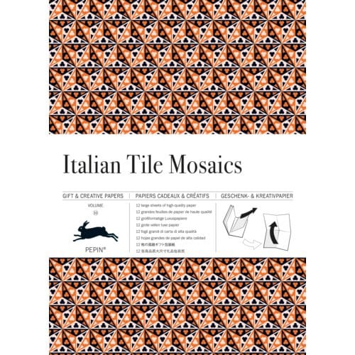Italian Tile Mosaics / Volume 33 - Gift Wrapping Paper Book - Pepin van Roojen