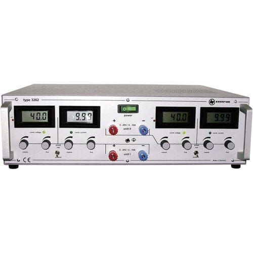 Statron 3262.1 Labvoeding, regelbaar 0 - 40 0 - 10 A 800 W Aantal uitgangen: 2 x