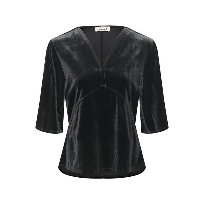 Dames-T-shirt Soaked in Luxury Velera