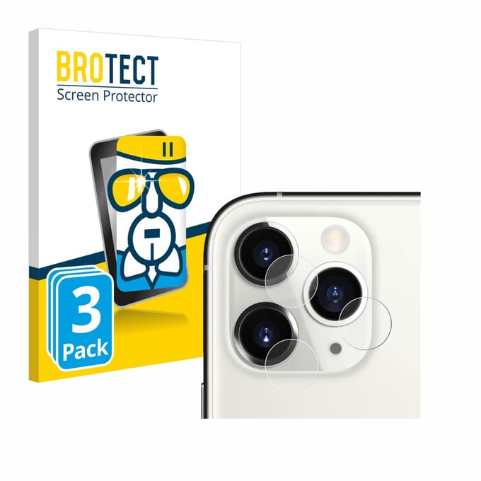 Screenprotector 3 Stuks voor Apple iPhone 11 Pro (ALLEEN Camera Lens) Beschermglas transparant