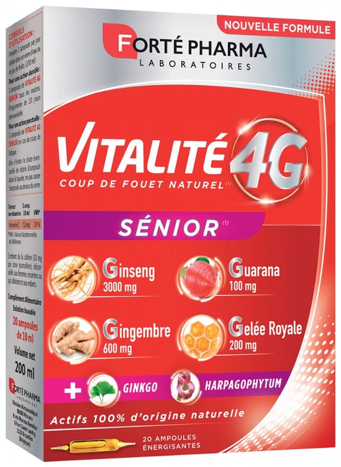 Forté Pharma Vitaliteit 4G Senior 20 Ampullen