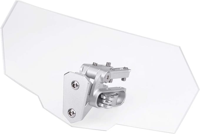Verstelbare Winddeflector voor Motoren - Universele Voorruit