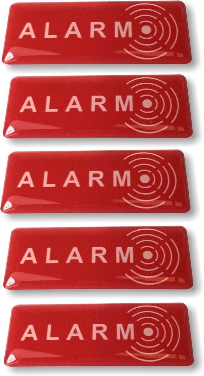 Afschrikstickers - Dievenwerend - Beveiliging Huis - Extra Dik - 19x49mm