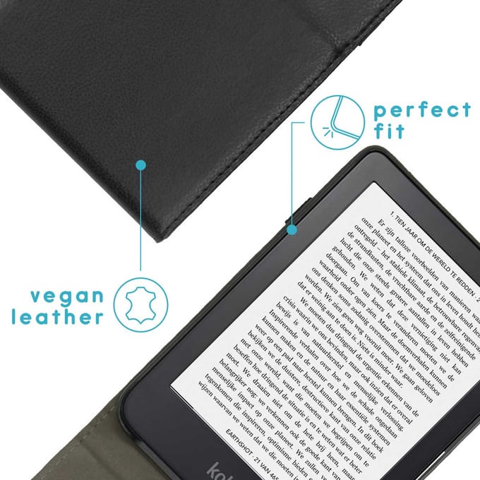 imoshion Stand Flipcase voor de Kobo Clara 2E / Tolino Shine 4 - Zwart