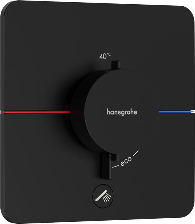 Hansgrohe ShowerSelect Comfort Q Afbouwdeel Inbouwthermostaat Mat Zwart