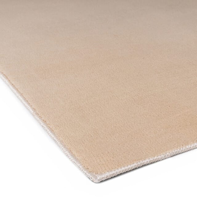 Relax Samba - Wasbaar Effen Vloerkleed - Uni Tapijt - Beige- 140x200 CM