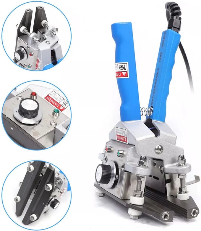 Leinii Machinery - Draagbare manuele zakkensluiter - Handheld Crimp Heat Sealer Bag Machine - 200 mm