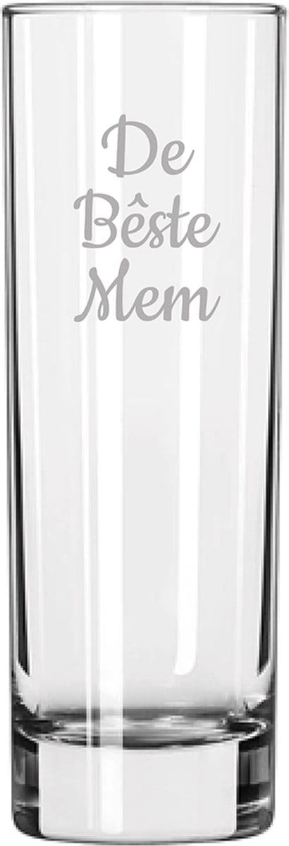 Gegraveerde longdrinkglas 22cl De Bêste Mem