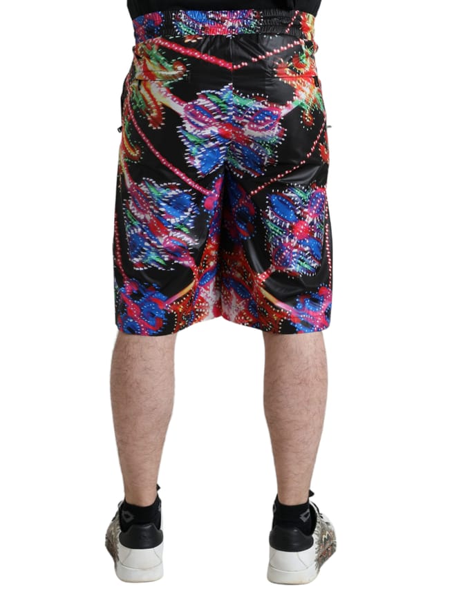 Casual Shorts Las Vegas Print