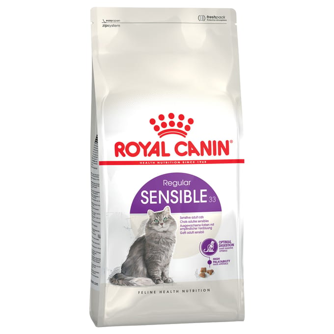 Royal Canin Sensible 33 - Kattenvoer - 2kg - Ondersteuning spijsvertering