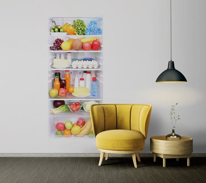 Fotobehang Fridge DD115864 A.S. Création XXL 5 | Fotobehang