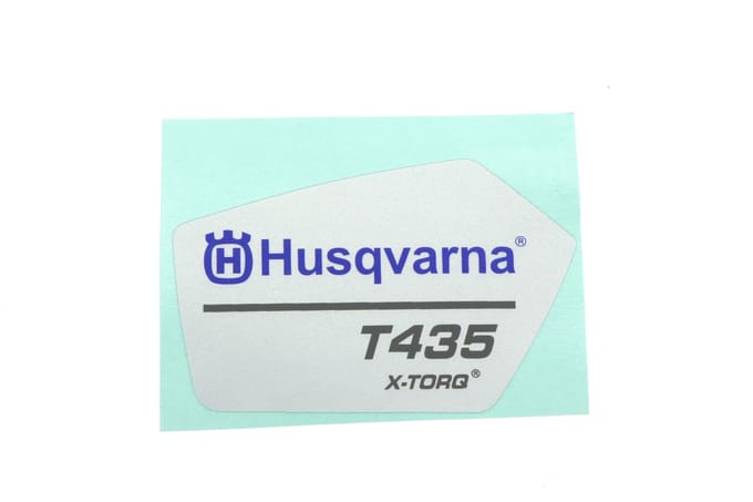 Husqvarna t435 starterkap sticker