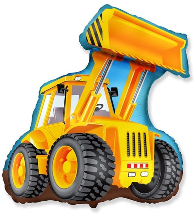 Folieballon - Graafmachine - 65 cm - Helium- en Luchtvulling