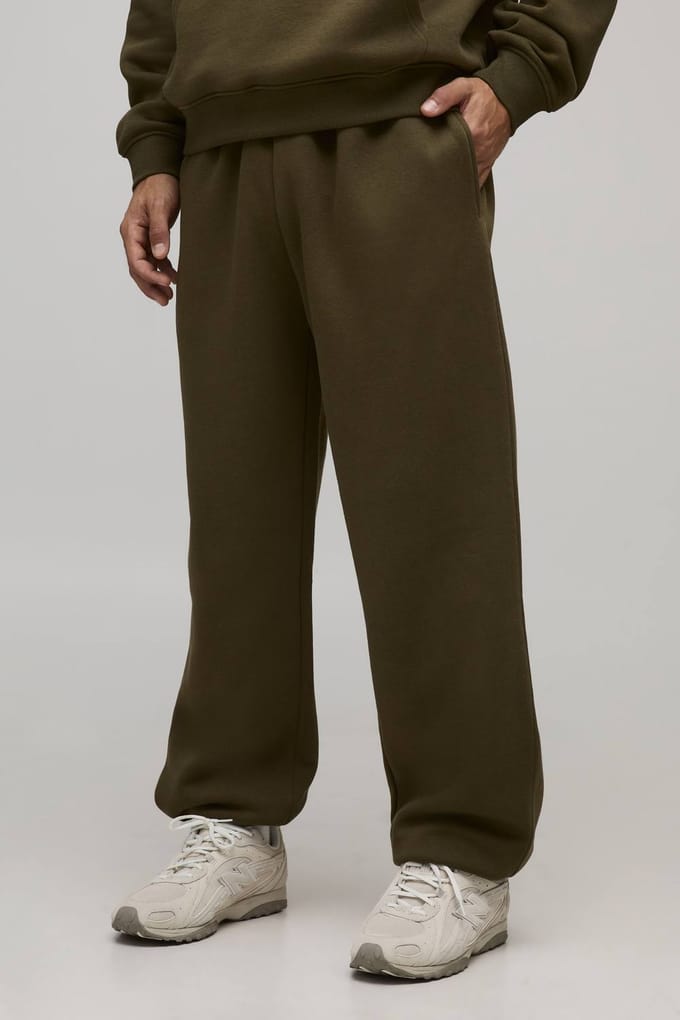 Essential Baggy Jogger | Dark Olive | Size Small