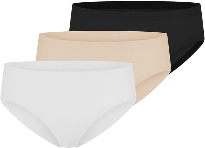 Schiesser Dames naadloze slip 3 pack Invisible Cotton