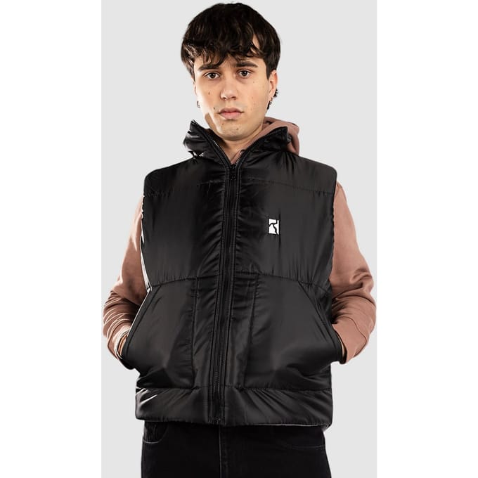 Poetic Collective Puffer Bodywarmer zwart