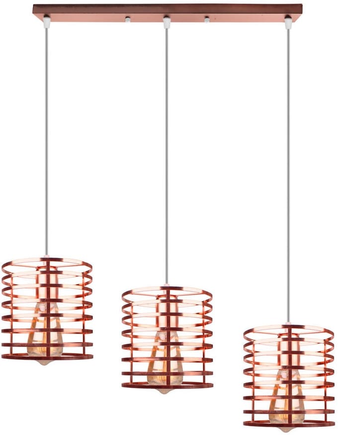 Hanglampen Slaapkamer Moderne 3 Kroonluchter Binnen Plafondlamp E27 Roze