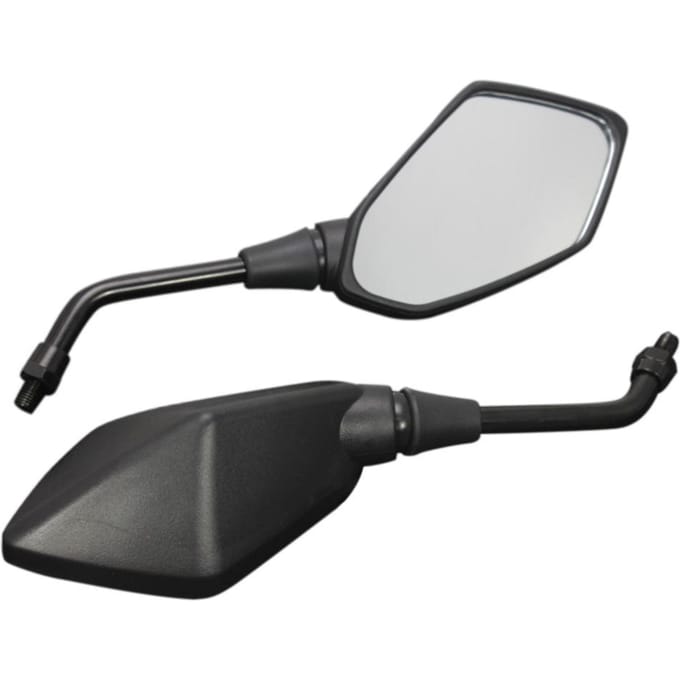 1 paar motorfiets aluminium achteruitkijkspiegel zijspiegel gemodificeerde accessoires white