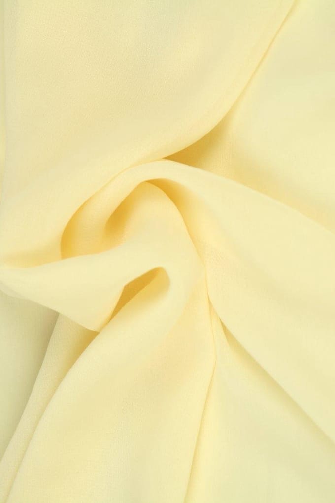 Chiffon stof - Champagne - 15 meter