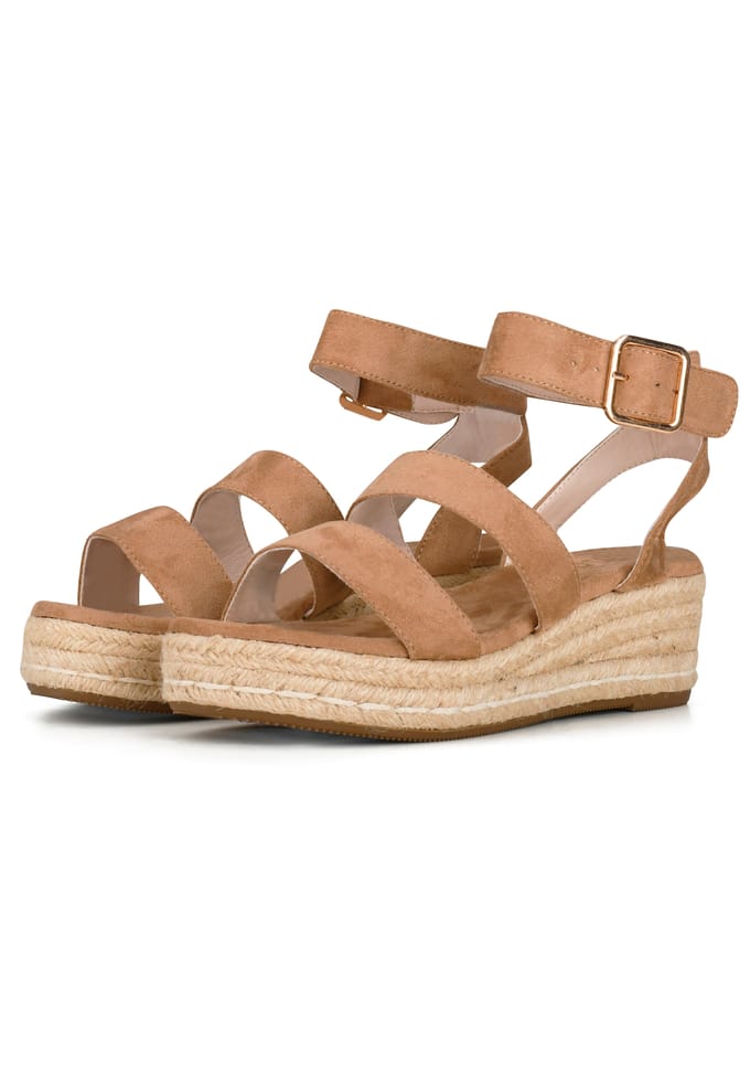 POSH by Poelman JUNE Dames Sandalen - Beige