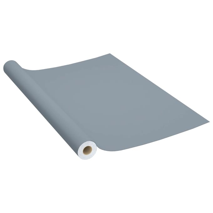 vidaXL - Meubelfolie - zelfklevend - 500x90 - cm - PVC - grijs