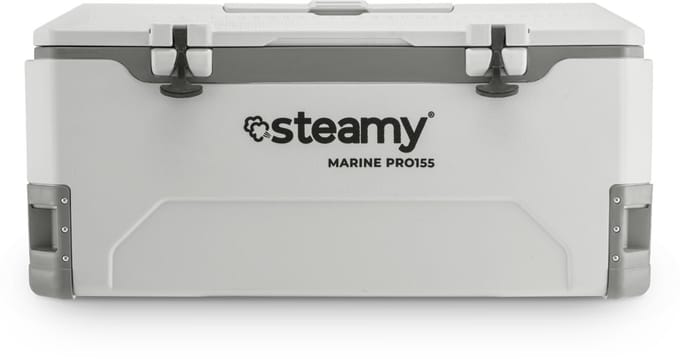 Steamy Marine Pro 155 - Grote koelbox - Maritieme Koelbox - 155 Liter - Wit