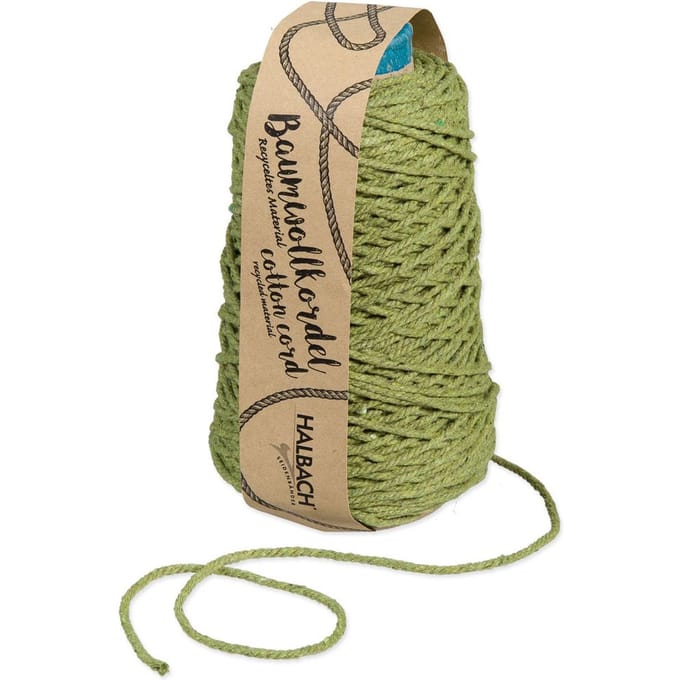 Katoenen koord "2 mm" - Olijfgroen