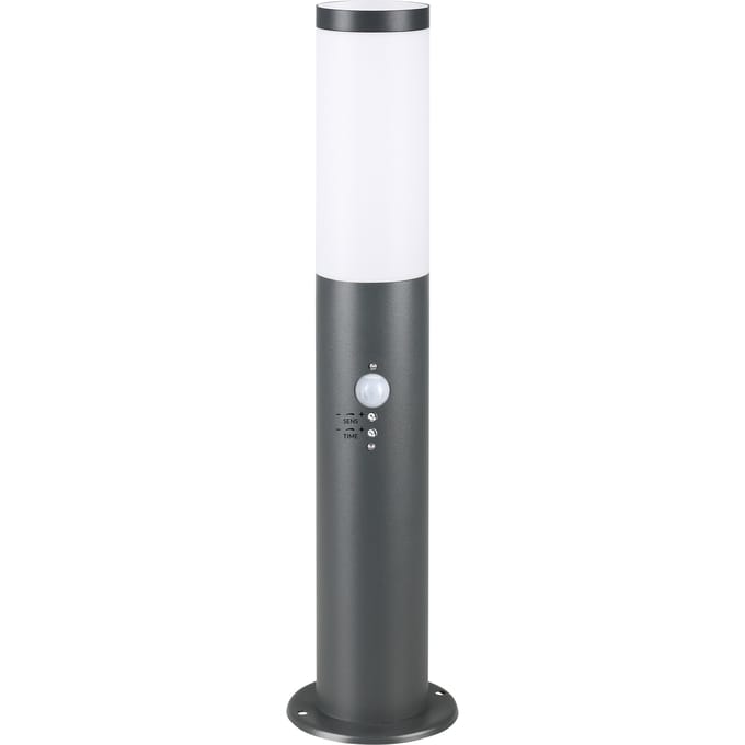 Monzana Buitenlamp – met Bewegingsensor RVS E27 - IP44 Antraciet