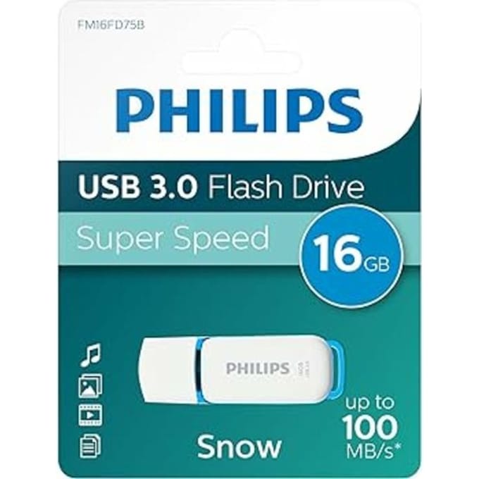 USB stick 3.0 Philips Snow USB-A 16GB blauw