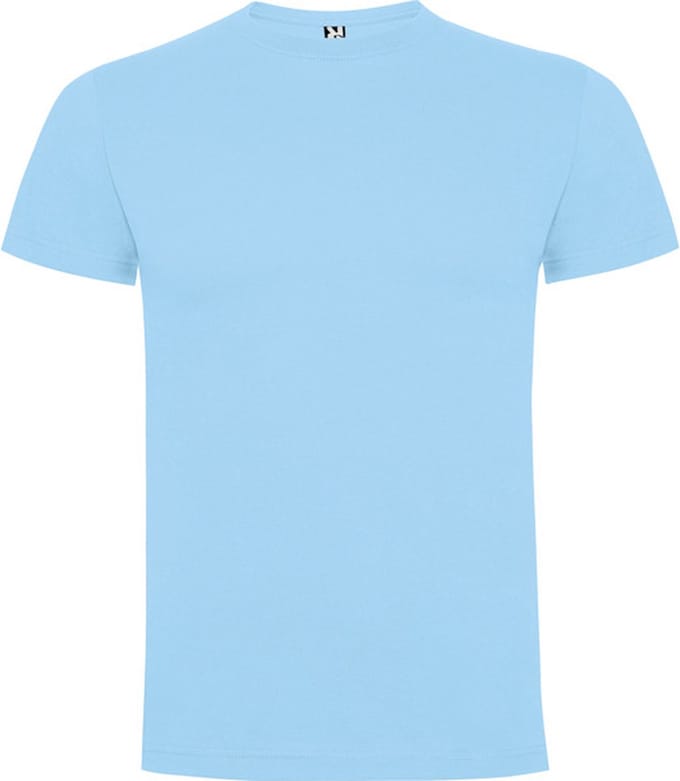 5 Pack Licht Blauw t-shirts Roly Dogo Premium Kids 8 jaar 122 - 128