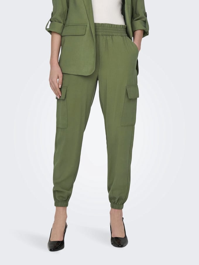 ONLY - ONLARIS LIFE HW PB CARGO PANT CC WVN - Dames - Leggings