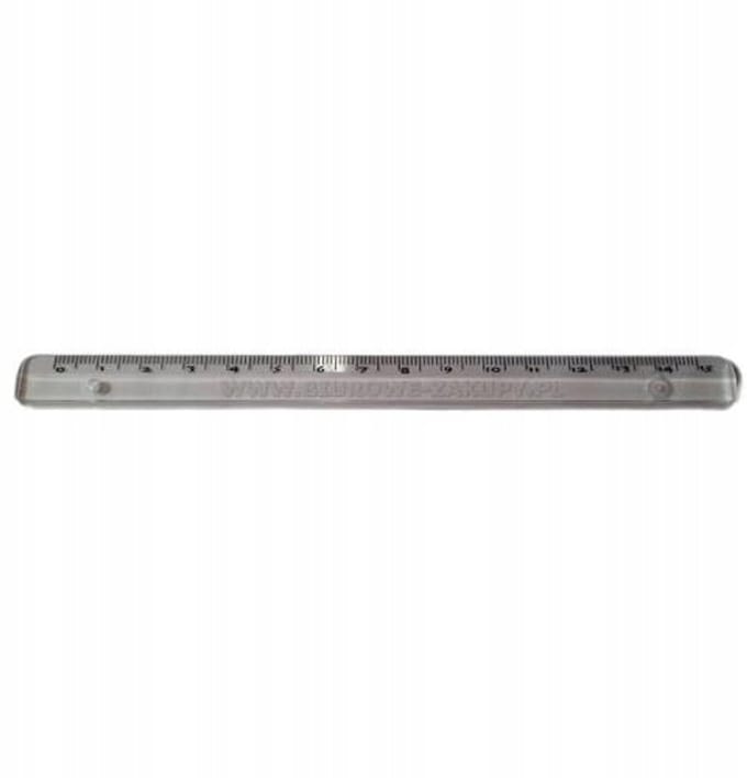 Liniaal Transparant Pratel 15cm - Klein en Plat