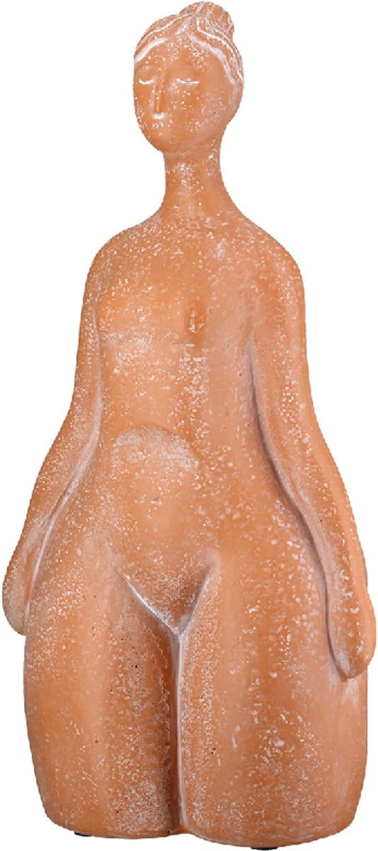 Sculptuur - Marcelle - Staande vrouw - Beeld - Polyresin - 34 cm hoog - Decoratief beeld