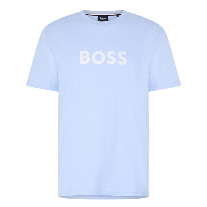 Boss Heren Hbw Logo T-Shirt (Lichtblauw)