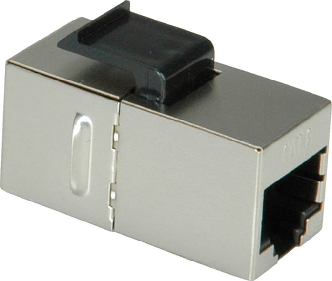 VALUE RJ-45 Koppelstuk, Keystone, afgeschermd, Cat.6 (Class E)